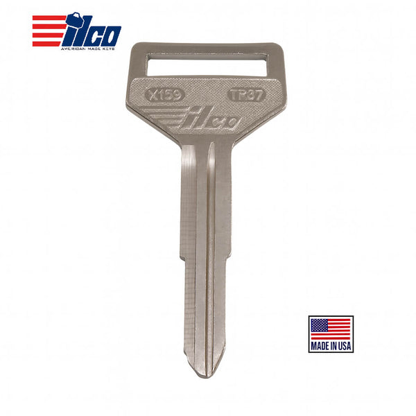 Ilco X159 Toyota TR37 Metal Key Blank (1981–1991) | CanadaTopKey