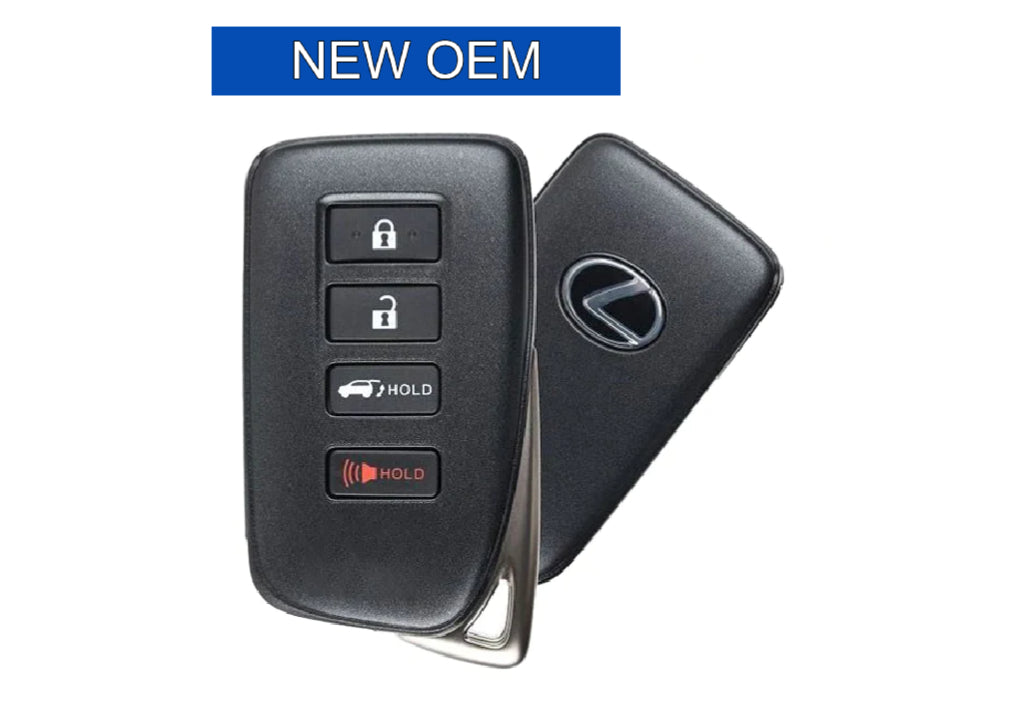 Lexus Button 2021-2022 Lexus RX450H / 4-Button Smart Key / PN: 8990H-0E300 / HYQ14F ...