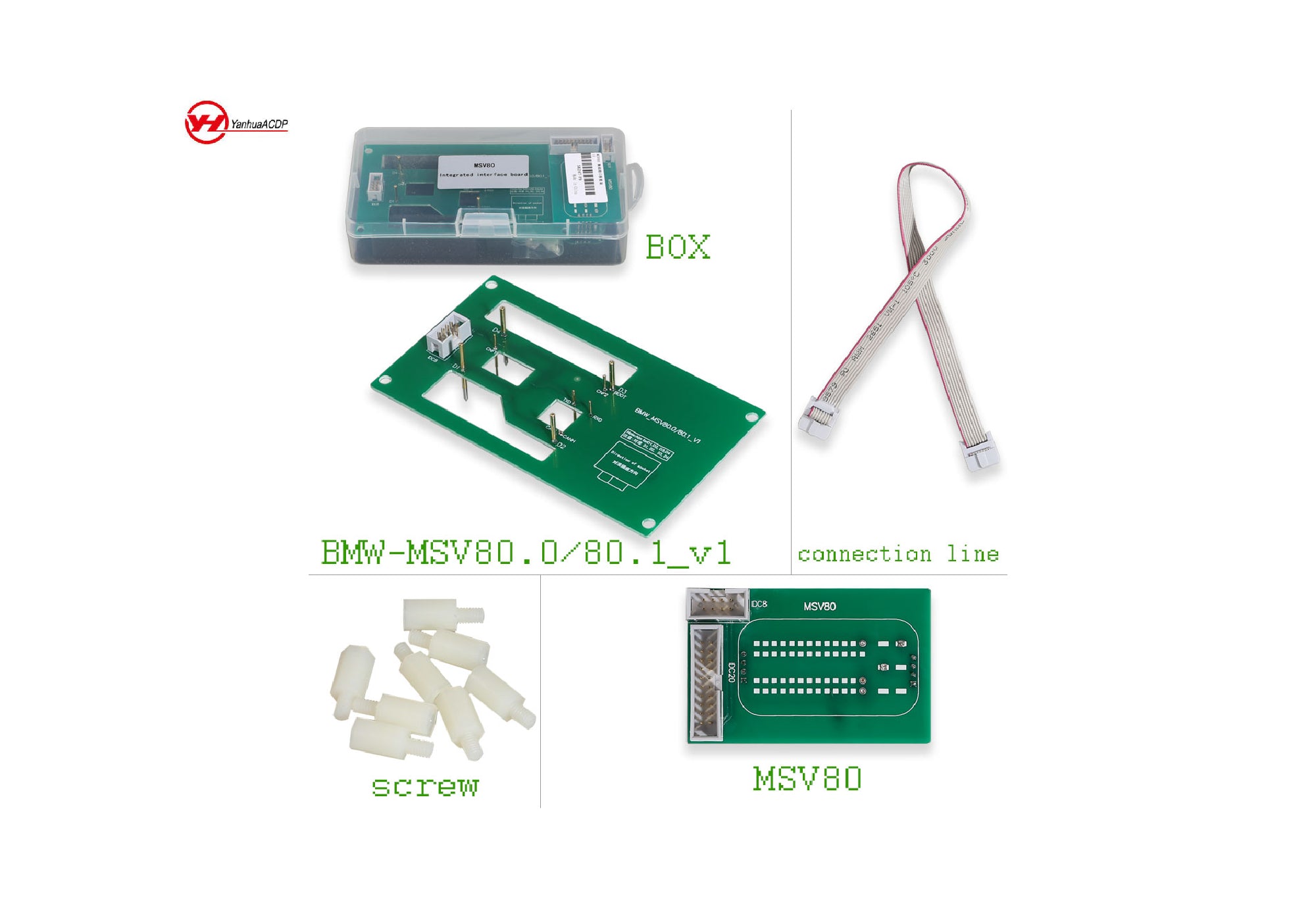 Msv Rake Board Yanhua - ACDP - BMW - MSV80 Integrated Bench Board YH-MSV80 – Canada ...
