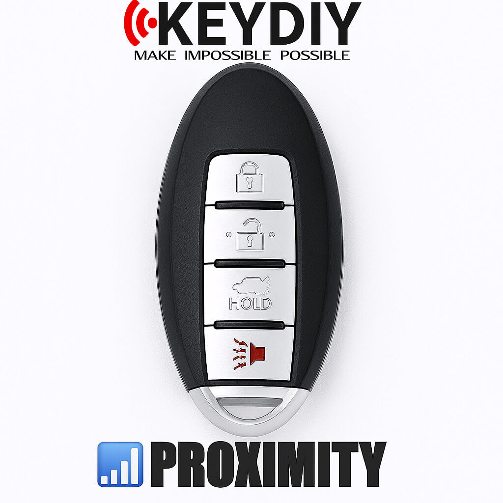 KEYDIY KD-ZB03-4 – Nissan/Infiniti Style 4-Button Universal Smart Key ...