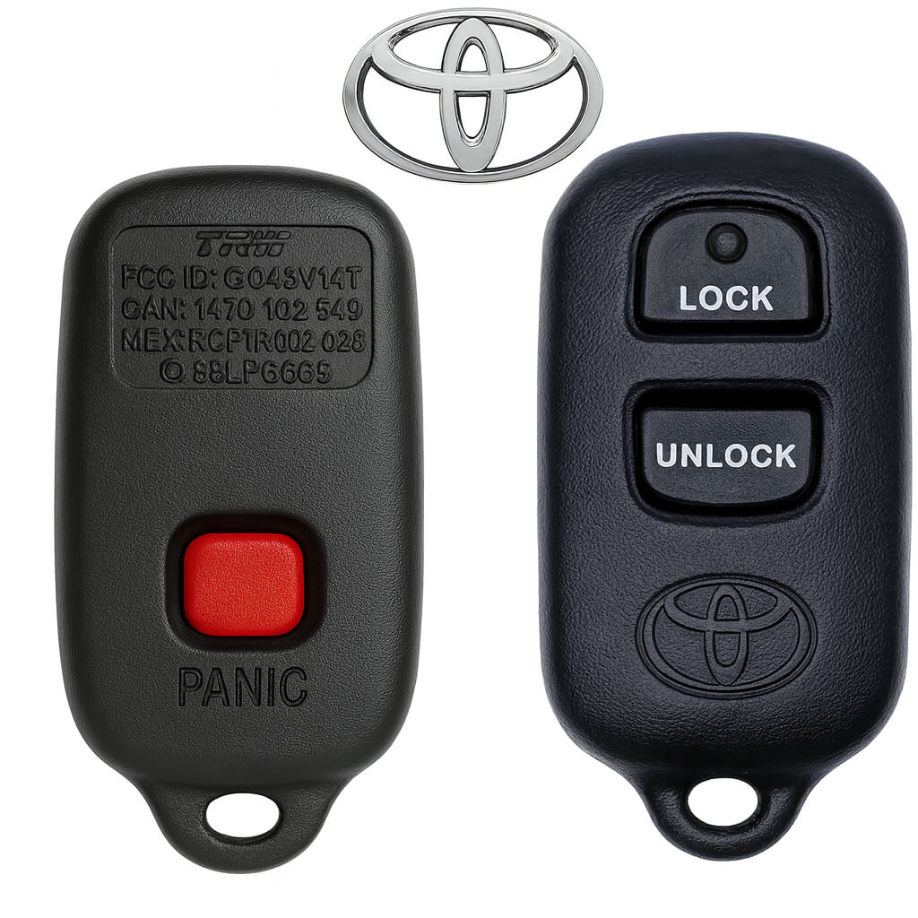 1998 2008 Toyota OEM Keyless Entry Remote GQ43VT14T 89742 06010 1998 2008 Toyota OEM Keyless Entry Remote GQ43VT14T 89742 06010