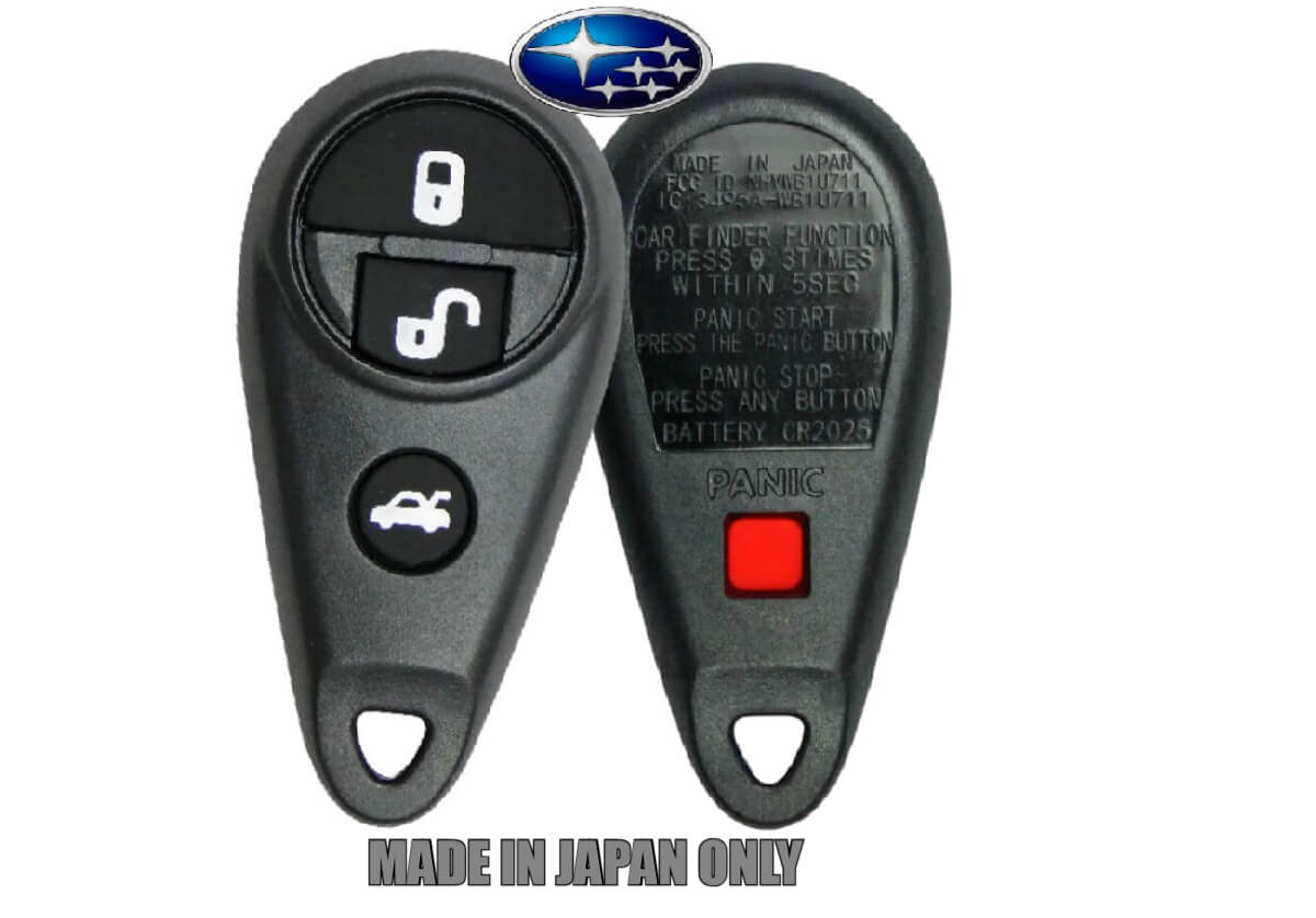 Subaru Remote Key 1999–2011 Subaru OEM Remote NHVWB1U711 | 88036-SC030 | Japan – Canada ...
