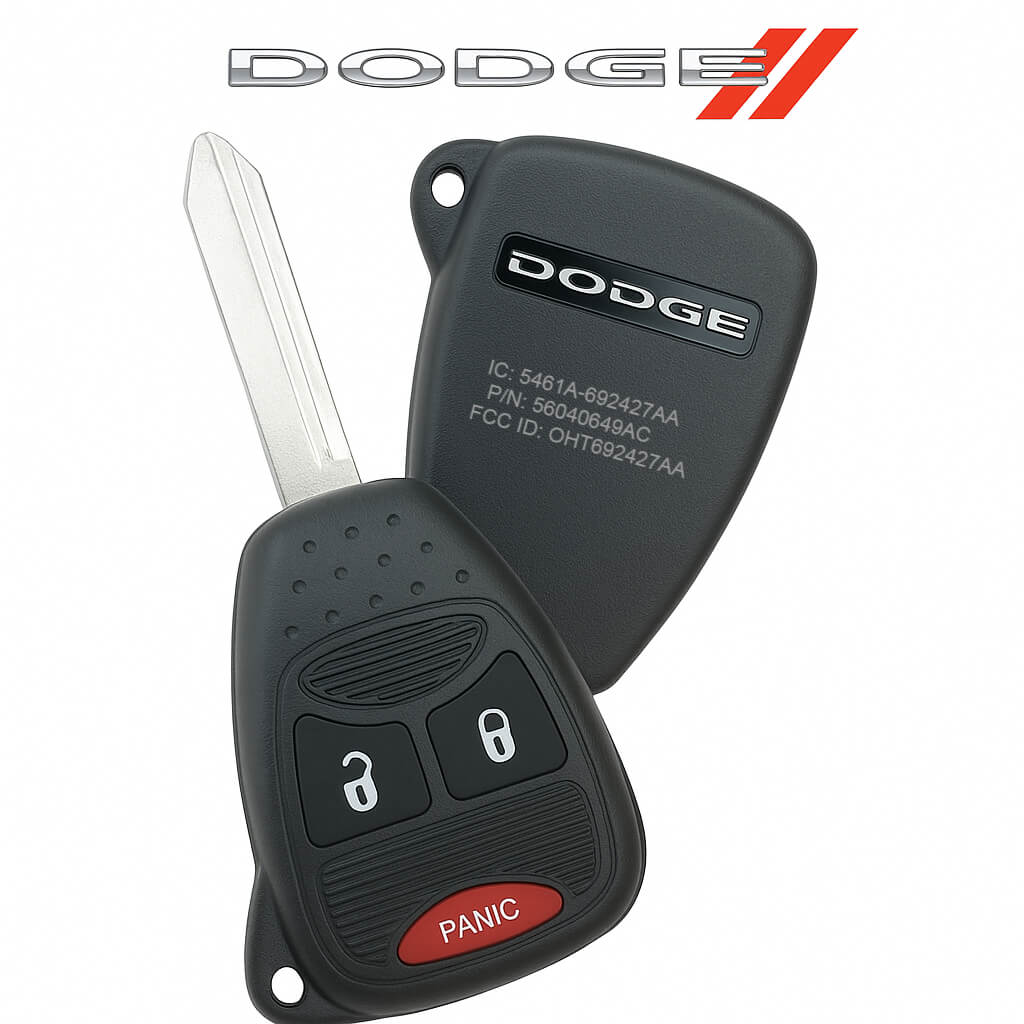 Dodge Two Key 2004–2012 Dodge OEM Remote Head Key | Caliber Durango Nitro Ram ...