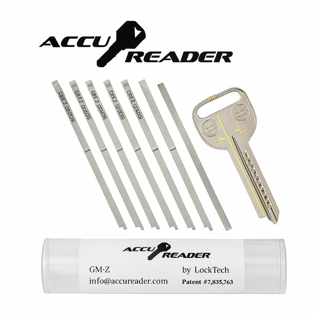 2004–2012 GM Z-Keyway AccuReader (Non-Ortec) | AR-GMZ 10-Cut ...
