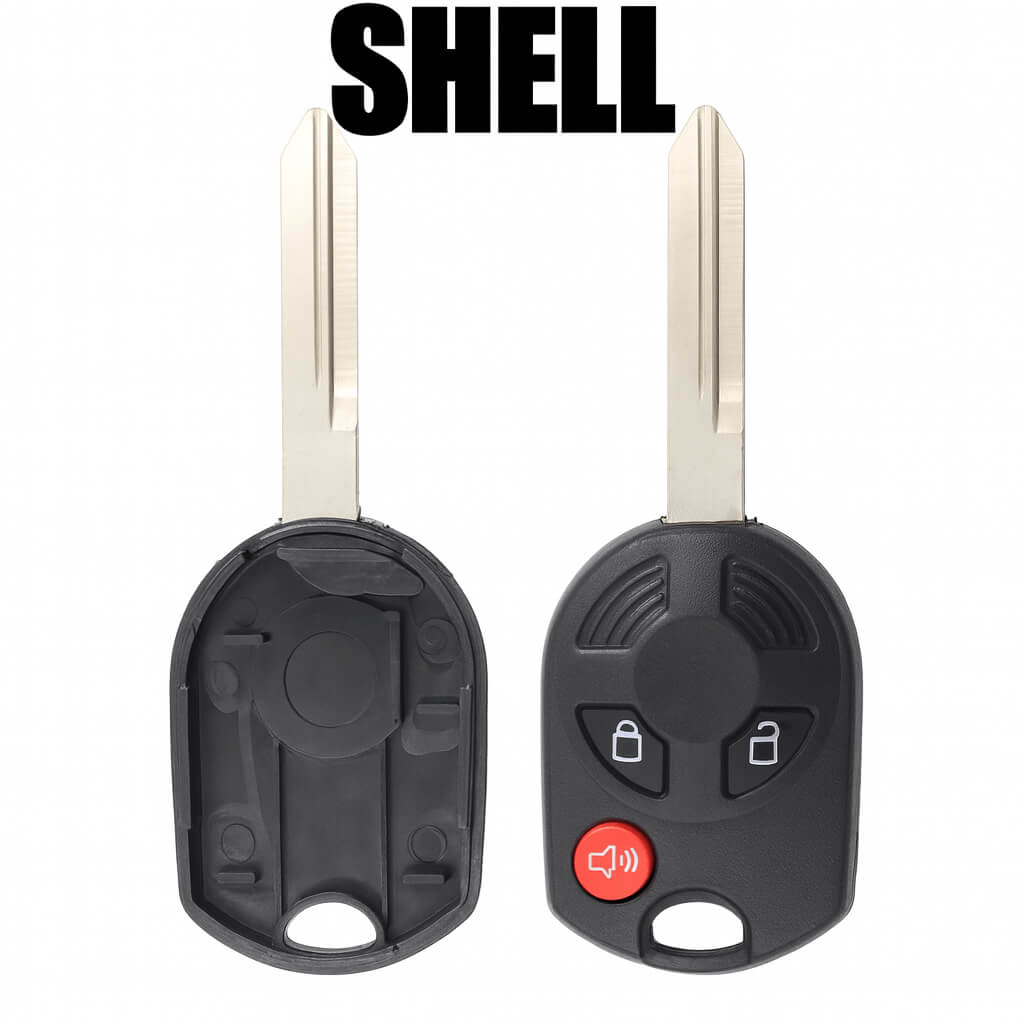 Ford 3-Button Remote Head Key Shell (OUCD6000022 / H75) 2001-2019 ...